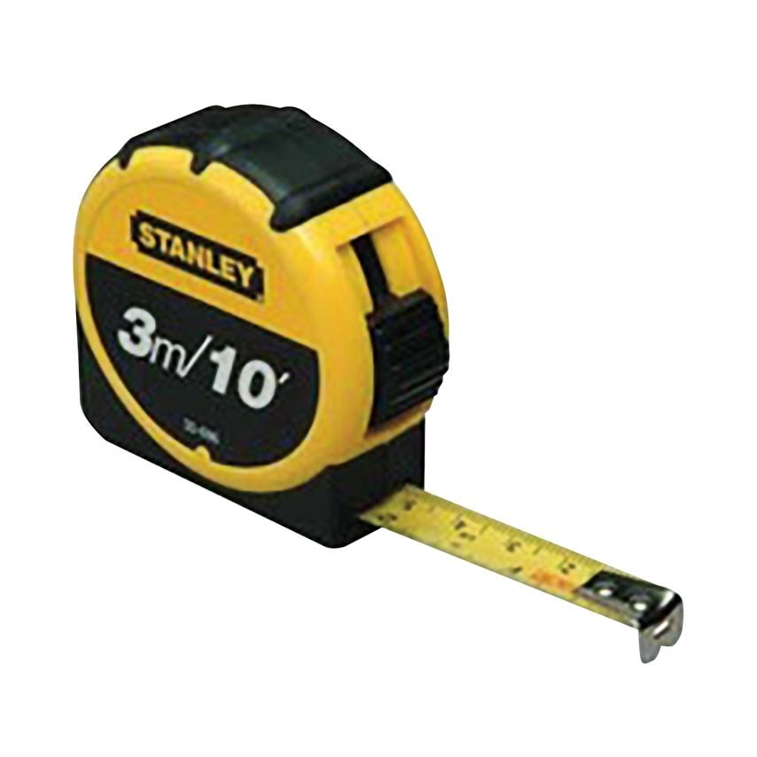 Retractable Tape Measure with Belt Clip 3m 0-30-686