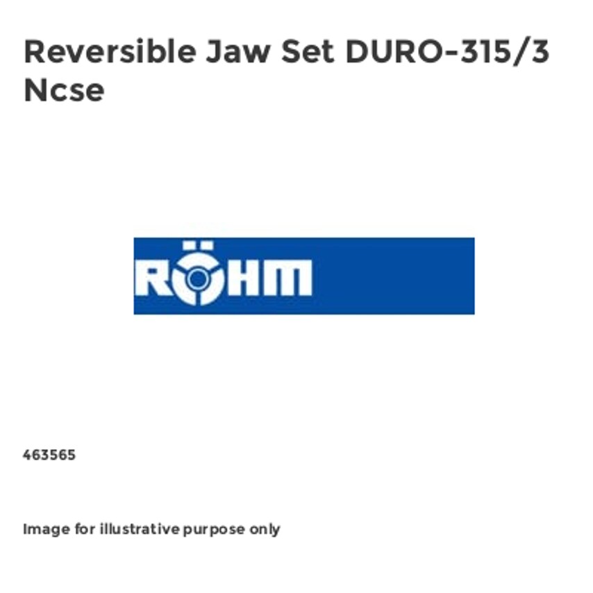 Reversible Jaw Set DURO-315/3 Ncse