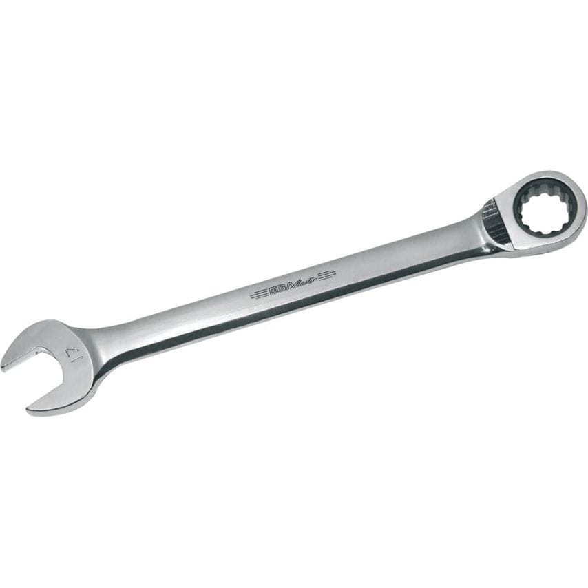 Reversible Mastergear Combination Ratchet Wrench 11mm Mirror Polished Chrome Plating