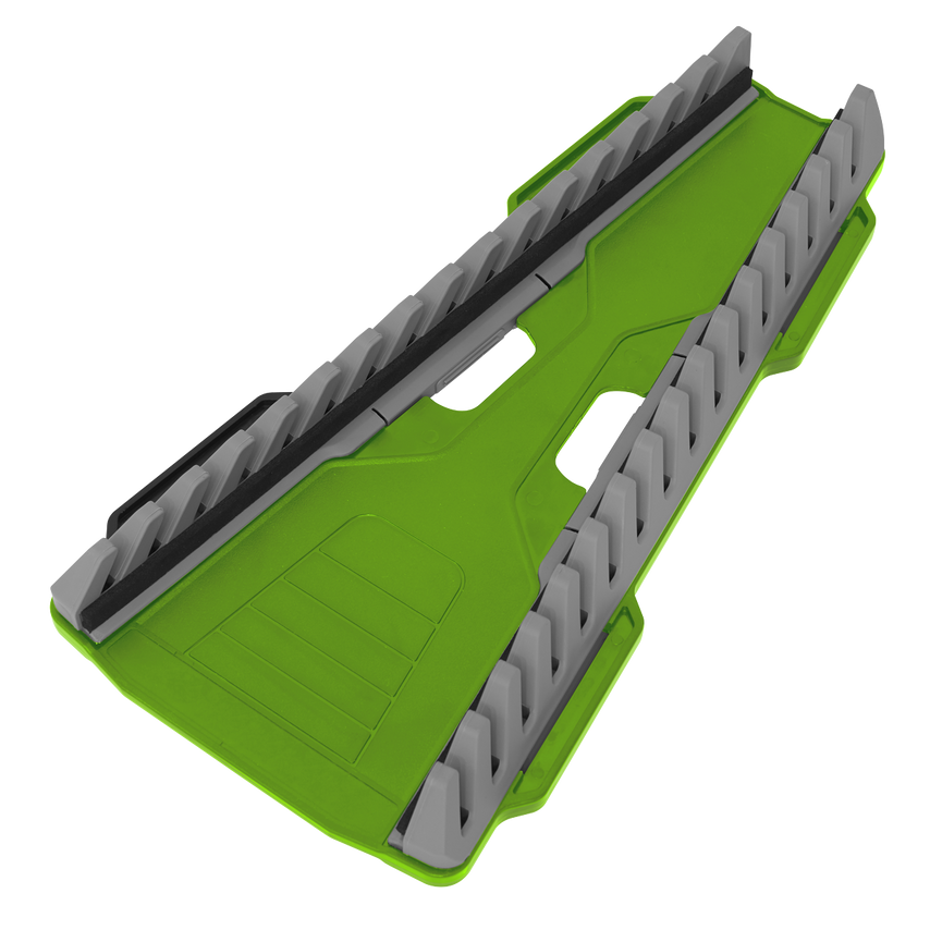 Reversible Spanner Rack16 Piece Hi-vis Green