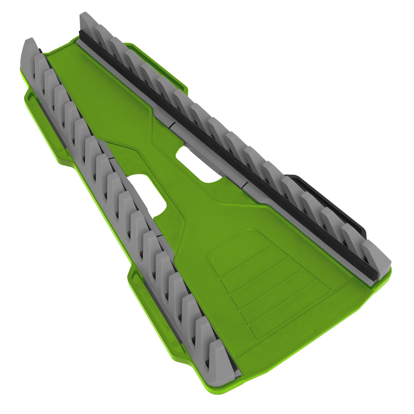 Reversible Spanner Rack16 Piece Hi-vis Green