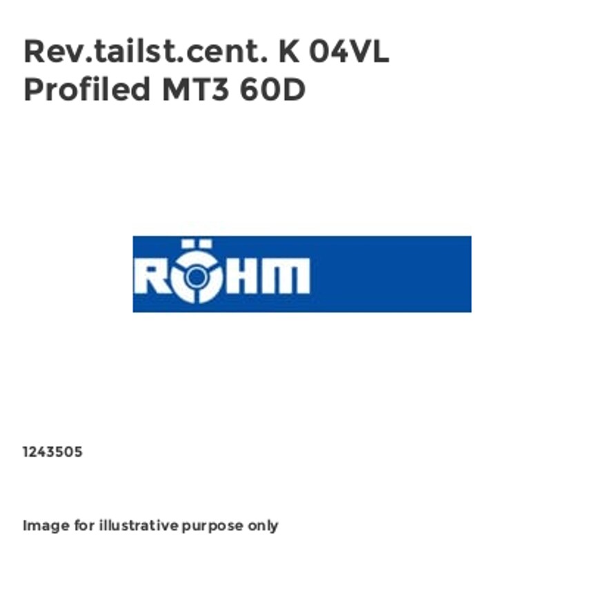 Rev.tailst.cent. K 04VL Profiled MT3 60D