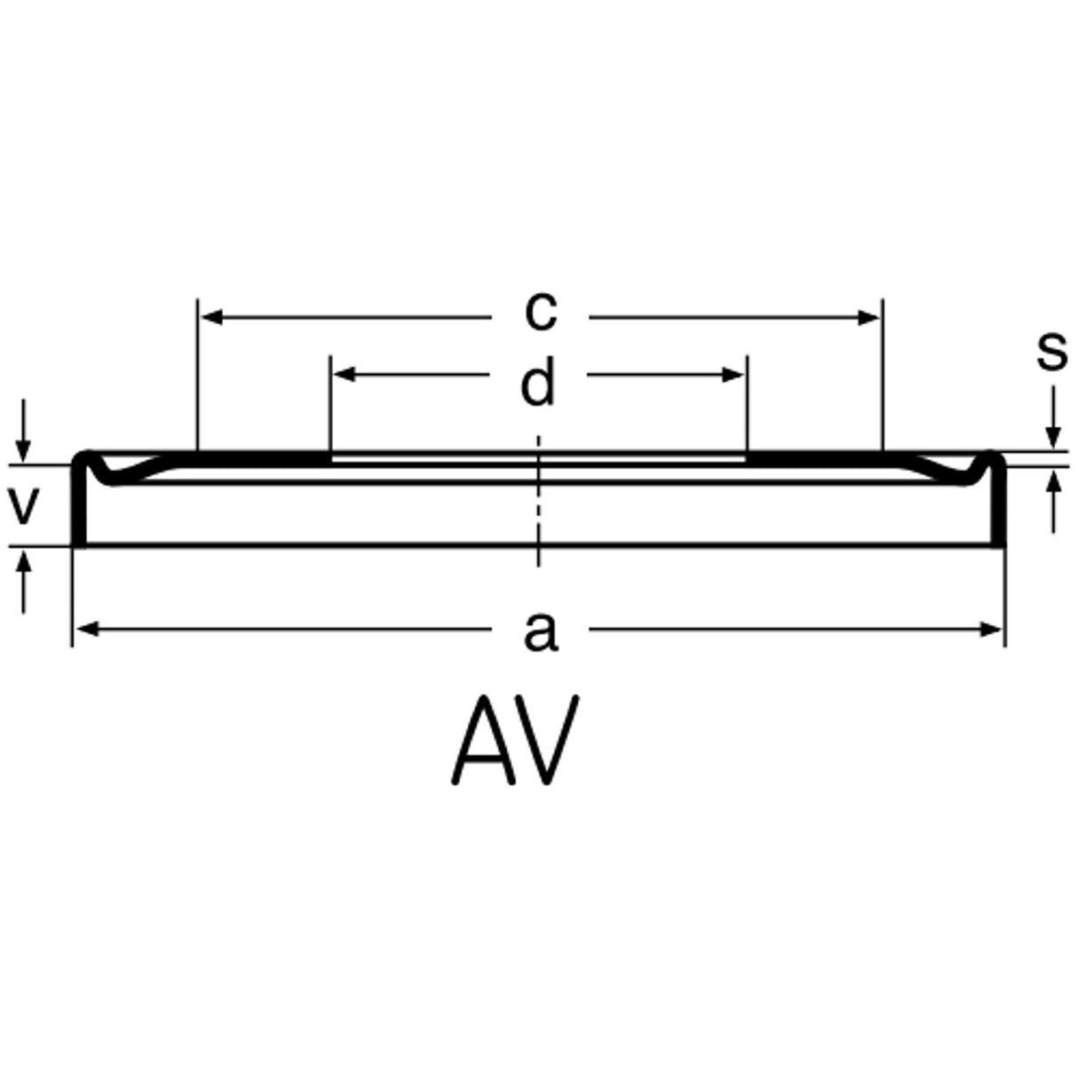 Ring - 33206-AV - Pack of 6