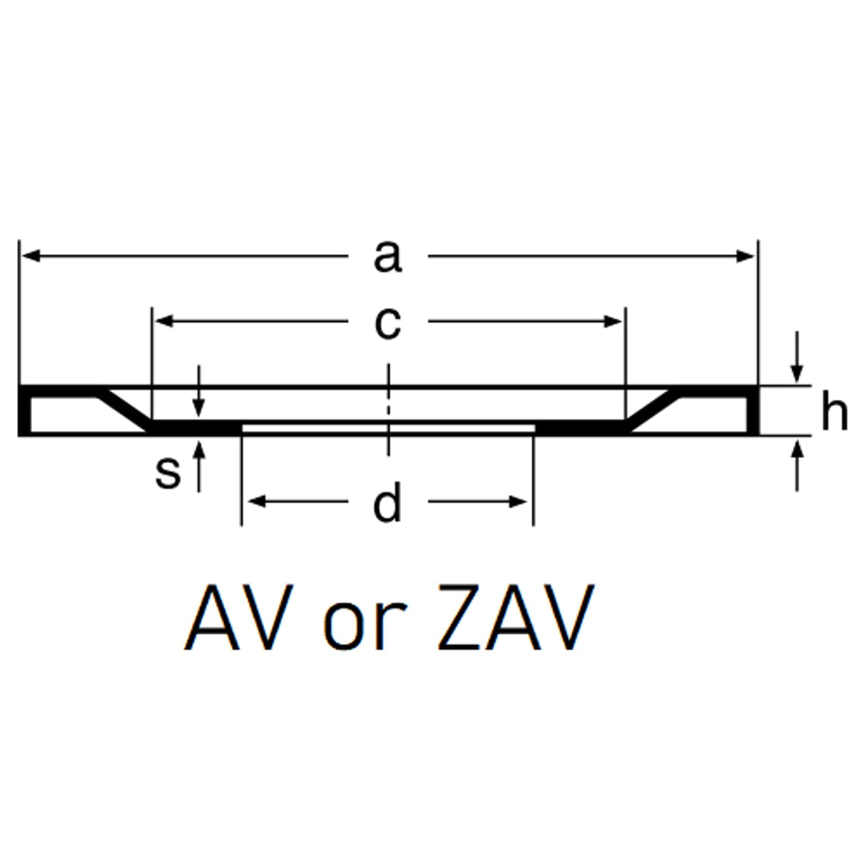 Ring - 6014-AV - Pack of 4