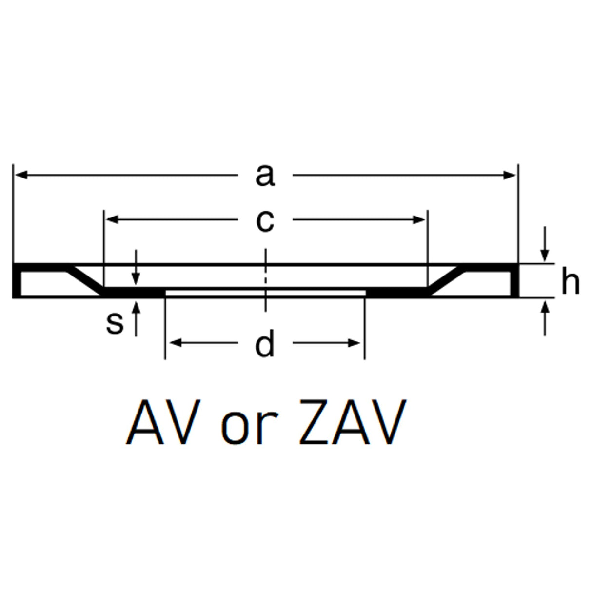 Ring - 6212-AV - Pack of 4