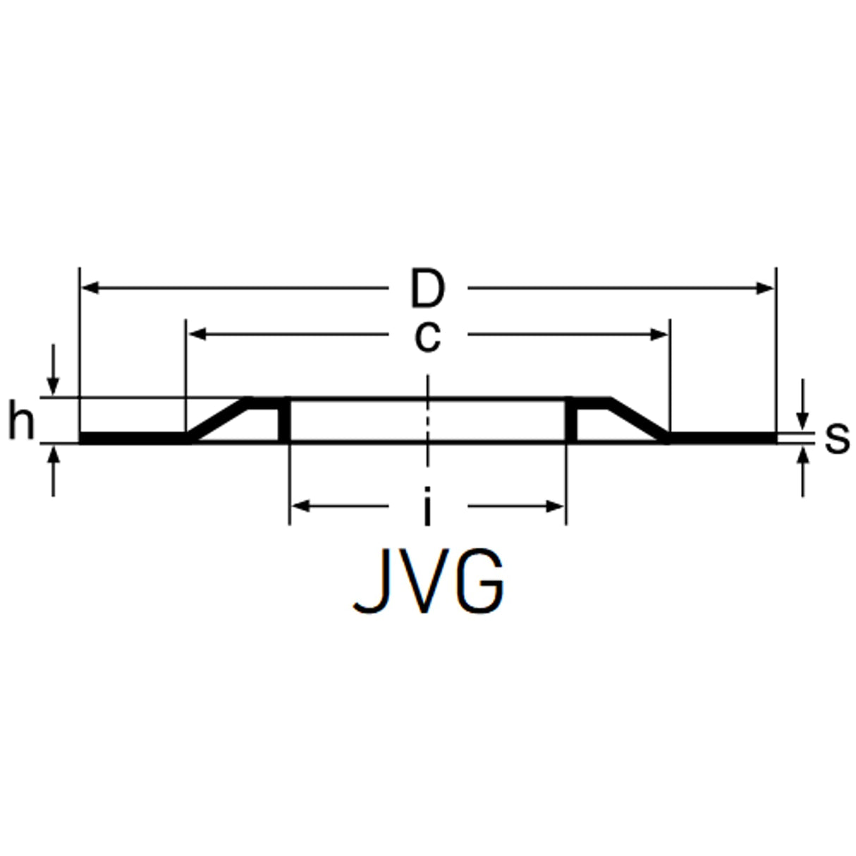 Ring - 7011-JVG - Pack of 6