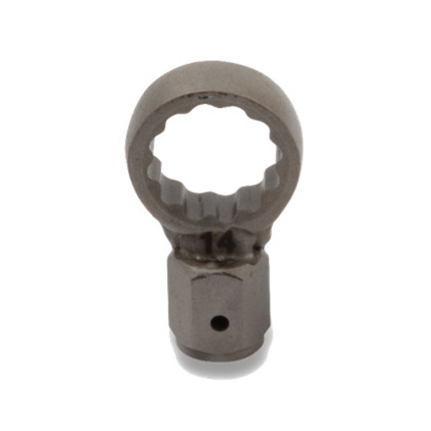 Ring end fitting ATB 8mm Spigot 1/4"