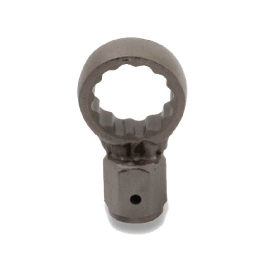 Ring end fitting ATB 8mm Spigot 16 mm