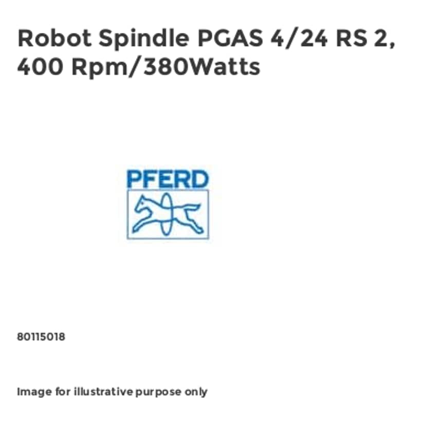 Robot Spindle PGAS 4/24 RS 2, 400 Rpm/380Watts