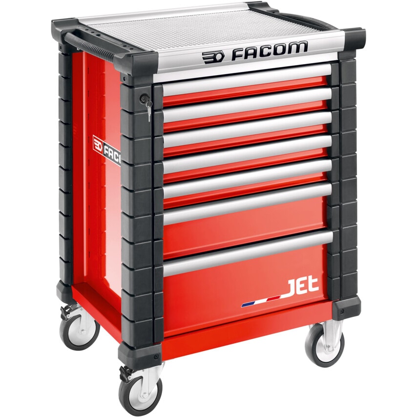 Rollcab JETM3 7 Drawers Red