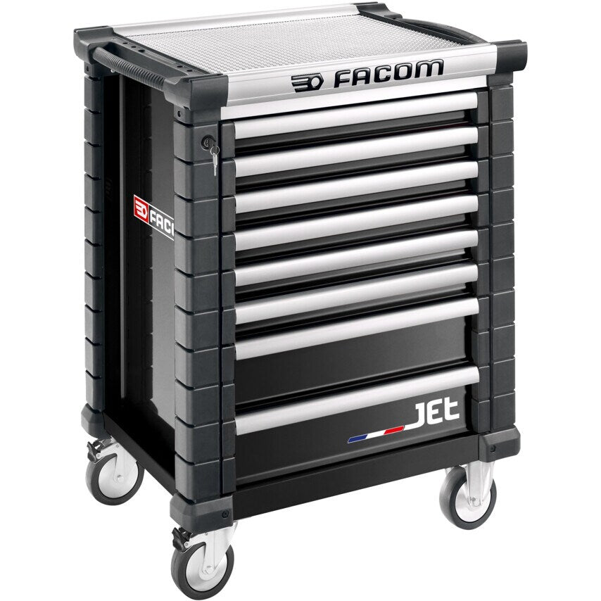Rollcab JETM3 8 Drawers Black