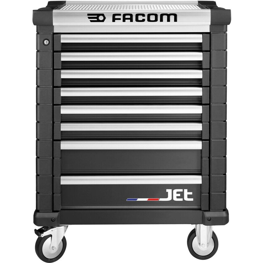 Rollcab JETM3 8 Drawers Black