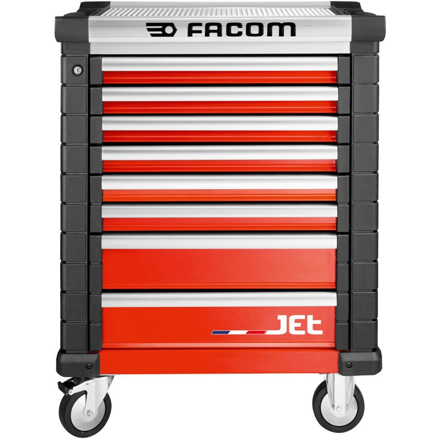 Rollcab JETM3 8 Drawers Red