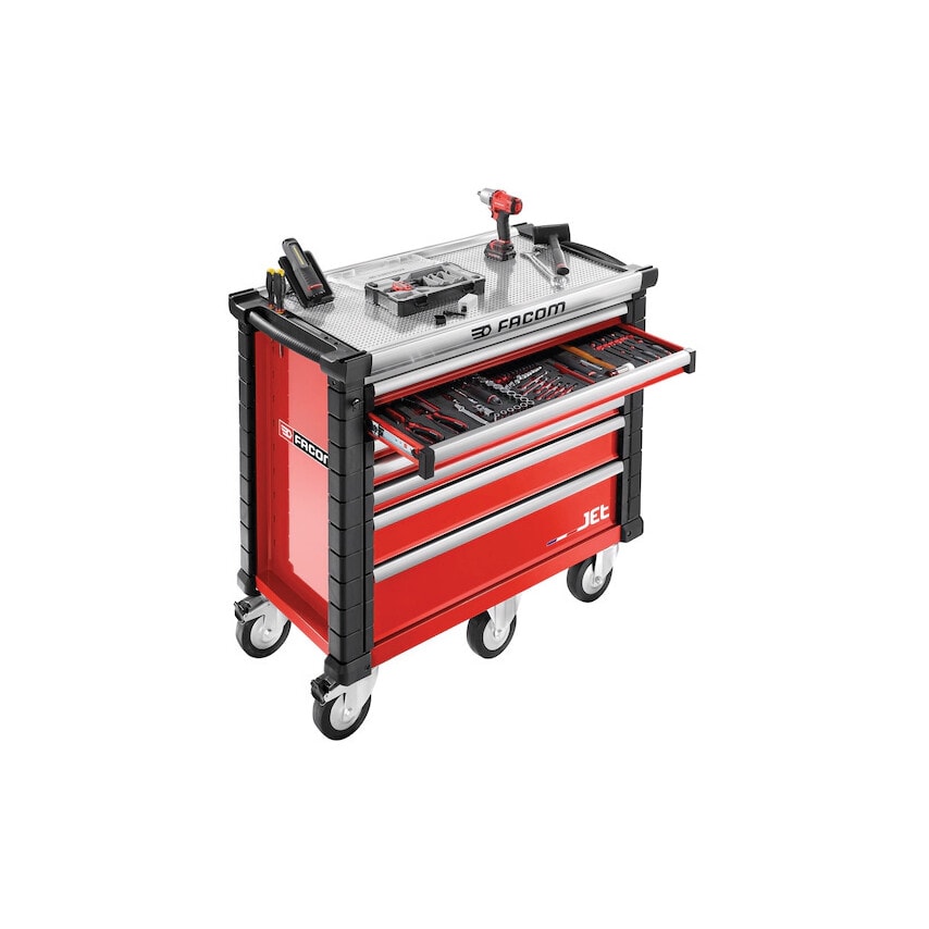 Rollcab JETM5 6 Drawers Red