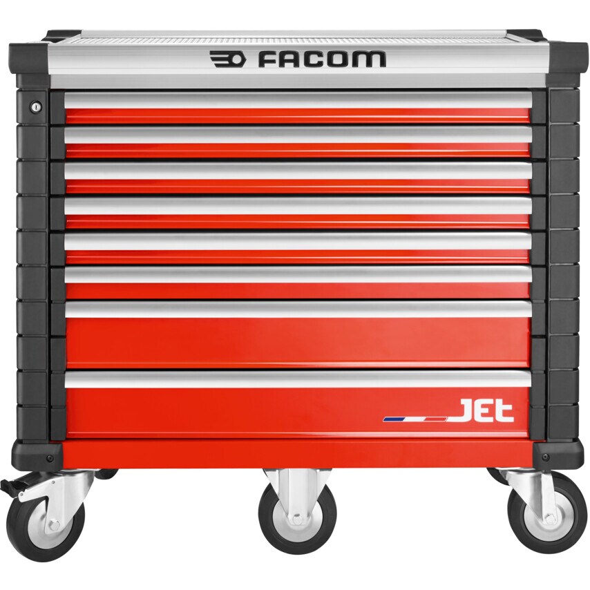 Rollcab JETM5 8 Drawers Red