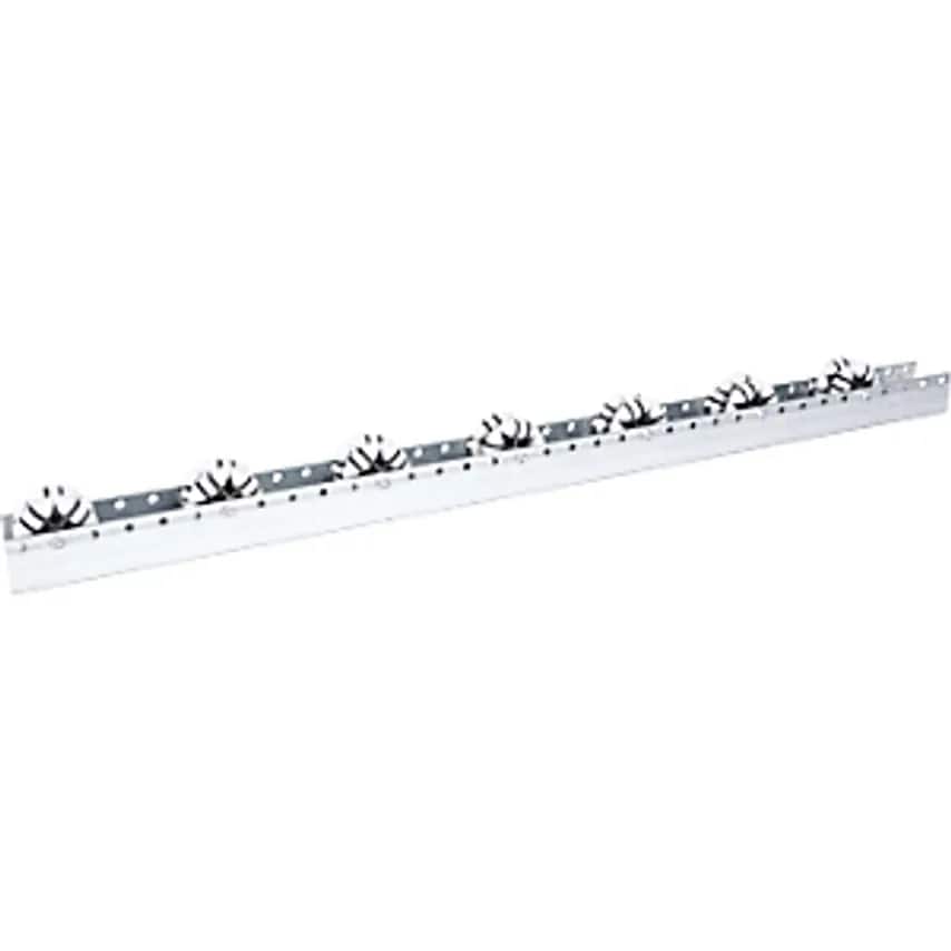 Roller Bar, For Heavy Loads, Max. Load 40 Kg, Division 166mm, Length 2.4 M