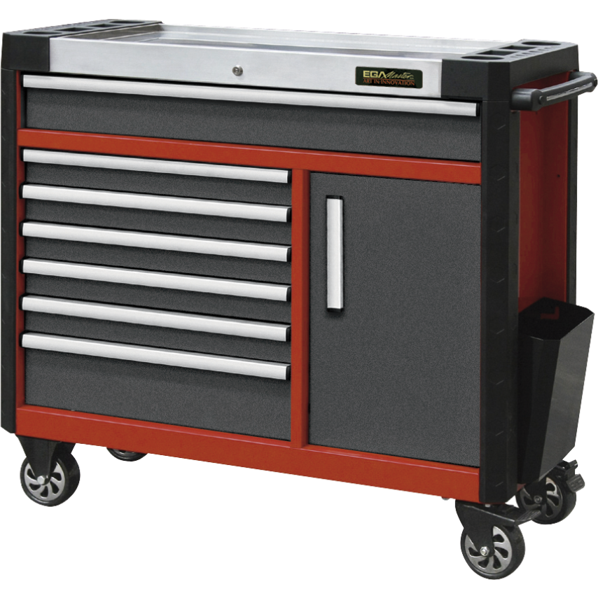 Roller Cabinet with 7 Drawers Closet (Yellow Colour)