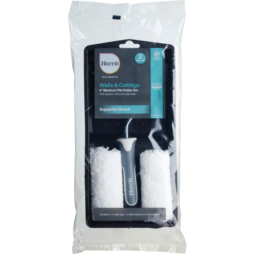 Roller Set, 4", for Walls & Ceilings