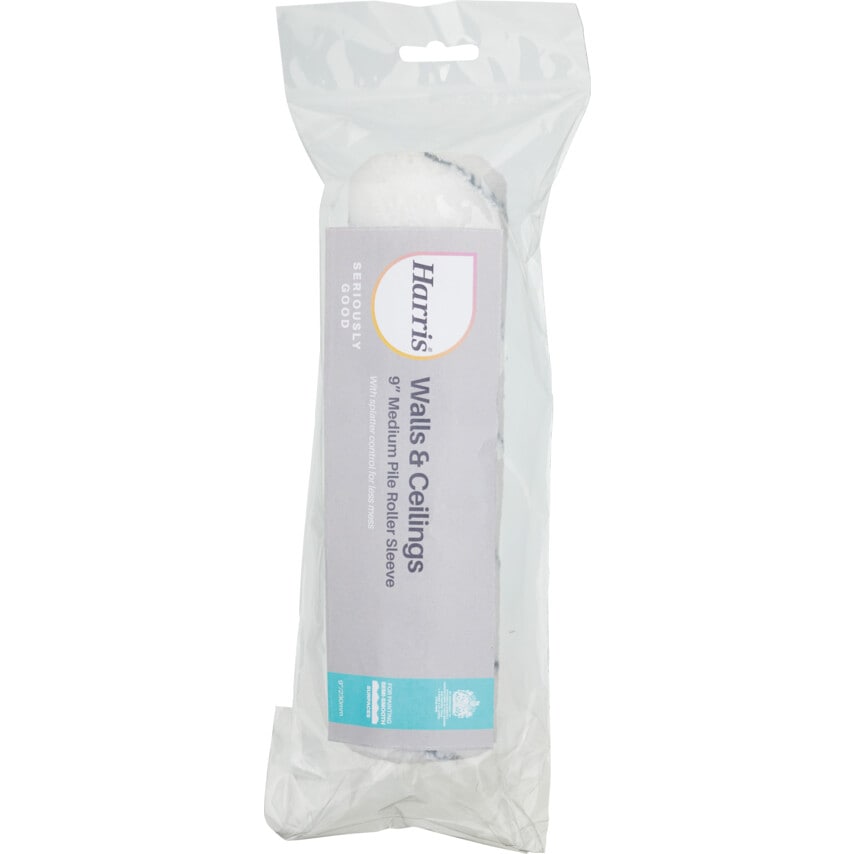 Roller Sleeve, 9", Medium Pile, for Walls & Ceilings