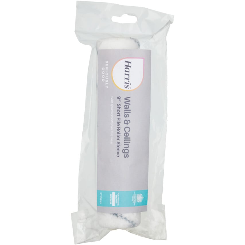 Roller Sleeve, 9", Short Pile, for Walls & Ceilings