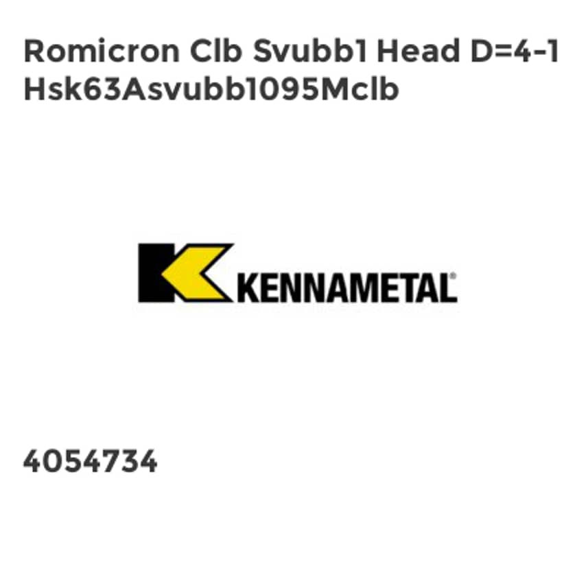 Romicron Clb Svubb1 Head D=4-1 Hsk63Asvubb1095Mclb