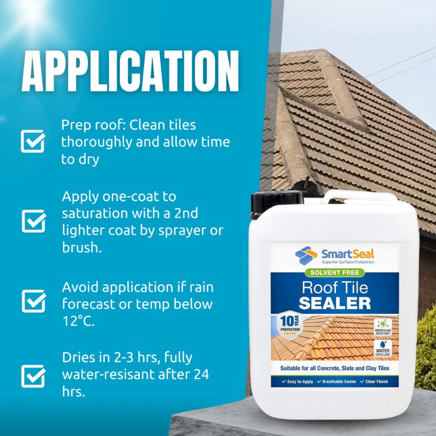 Roof Tile Sealer 5 Liter Pack of 2