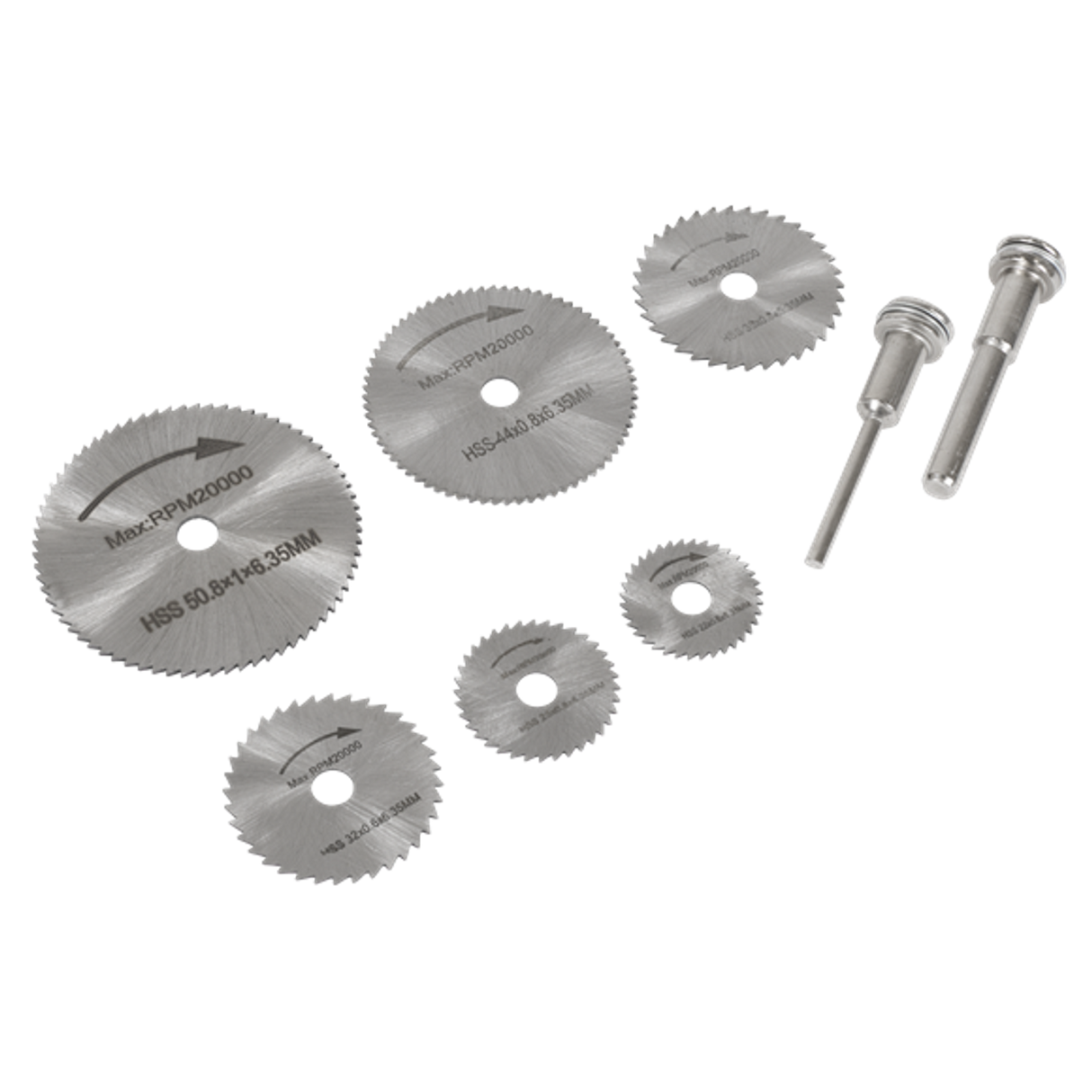 Rotary Drill Saw Blade Set 8 Piece