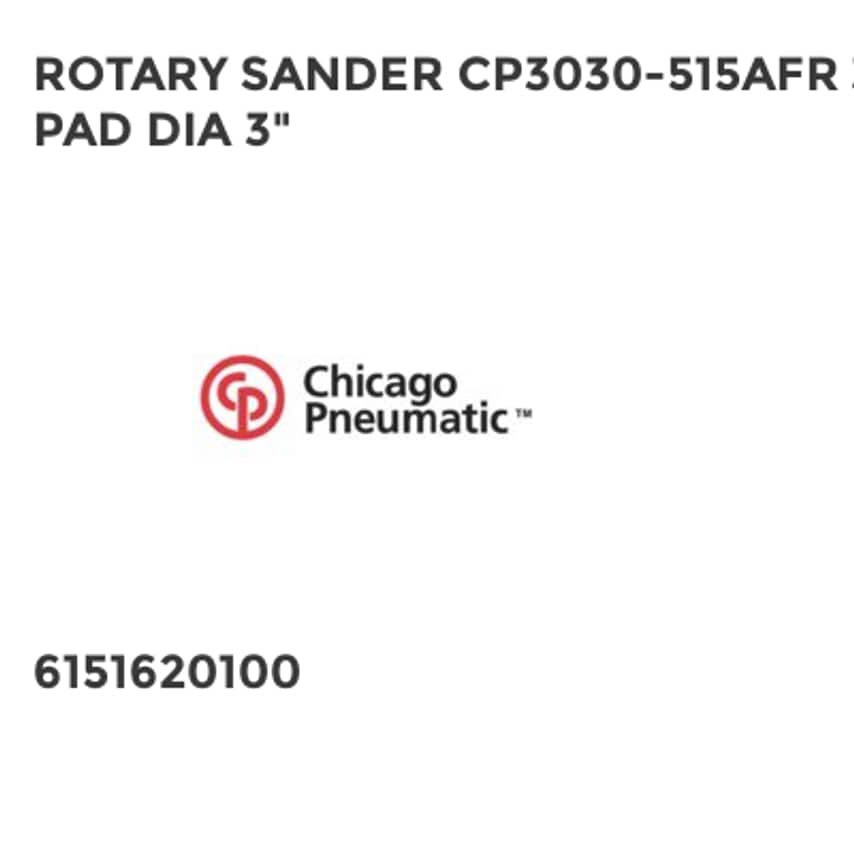 Rotary Sander CP3030-515AFR 3" Pad DIA 3"