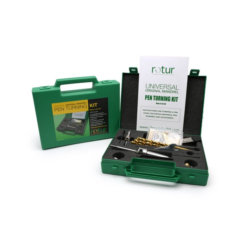 Rotur Original Pen Turning Kit In Case 2MT