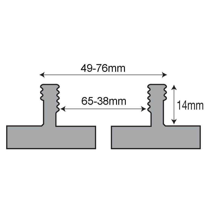 Round Jaws, Serrated Both Sides for Nexus3 Chuck
