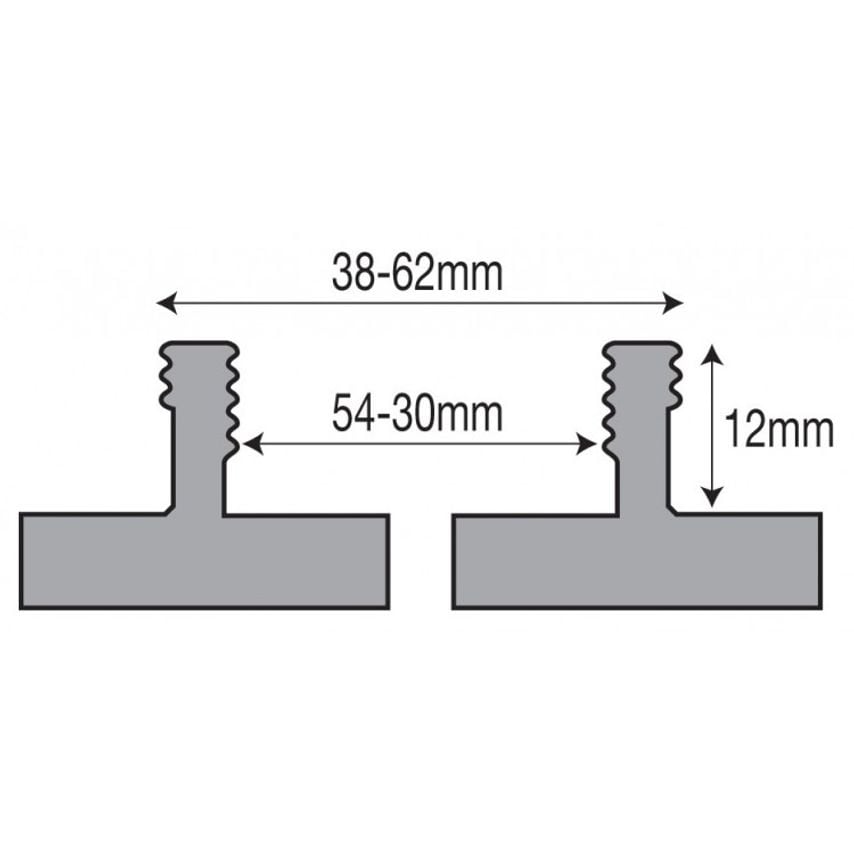 Round Jaws, Serrated Both Sides for Viper2 Chuck