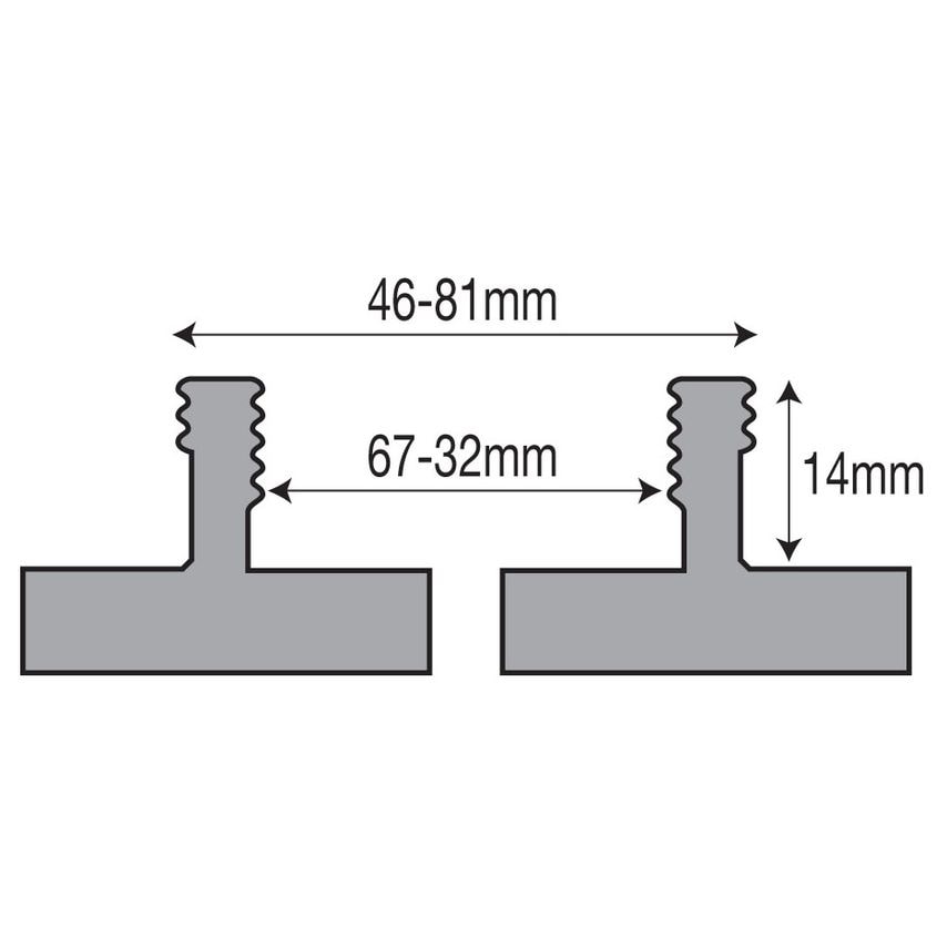 Round Jaws, Serrated Both Sides for Viper3 Chuck