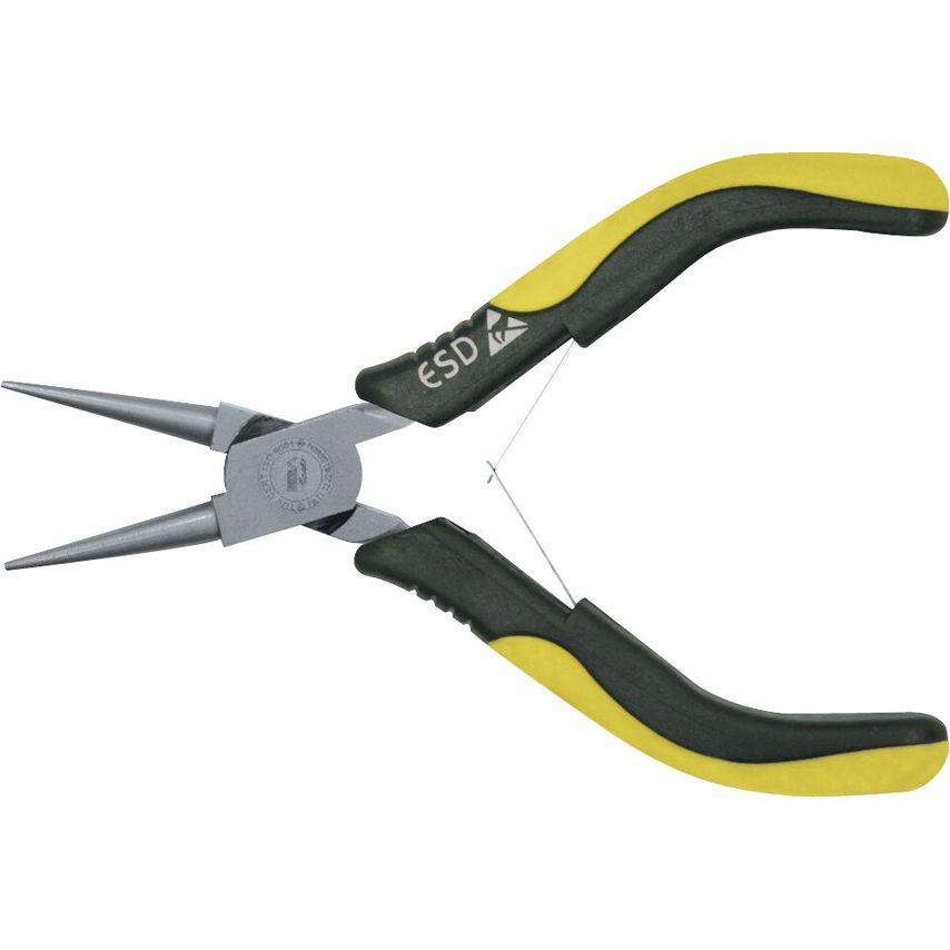 Round Mini Plier 125 mm ESD 64732
