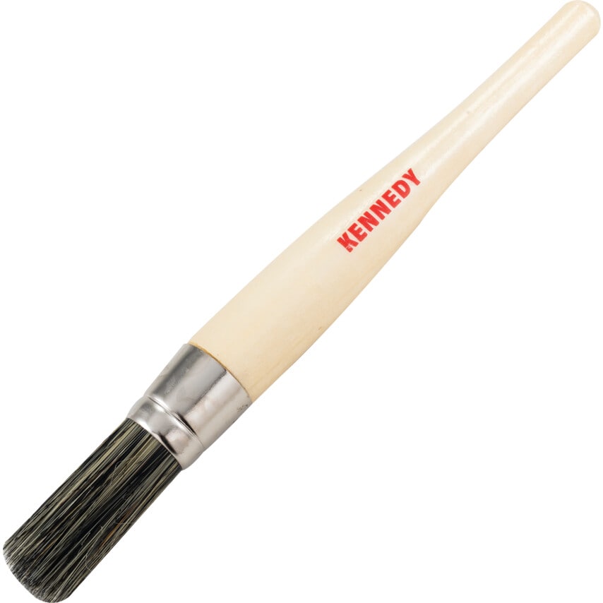 Round Sash Brush, Natural Bristle, No.12