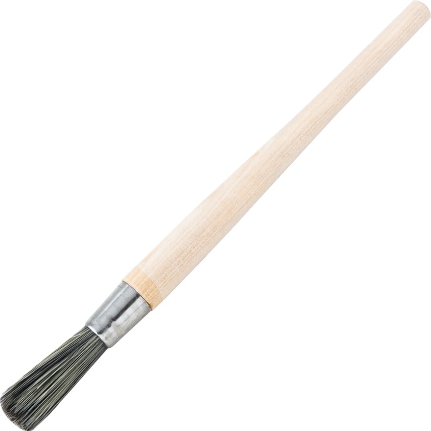 Round Sash Brush, Natural Bristle, No.6