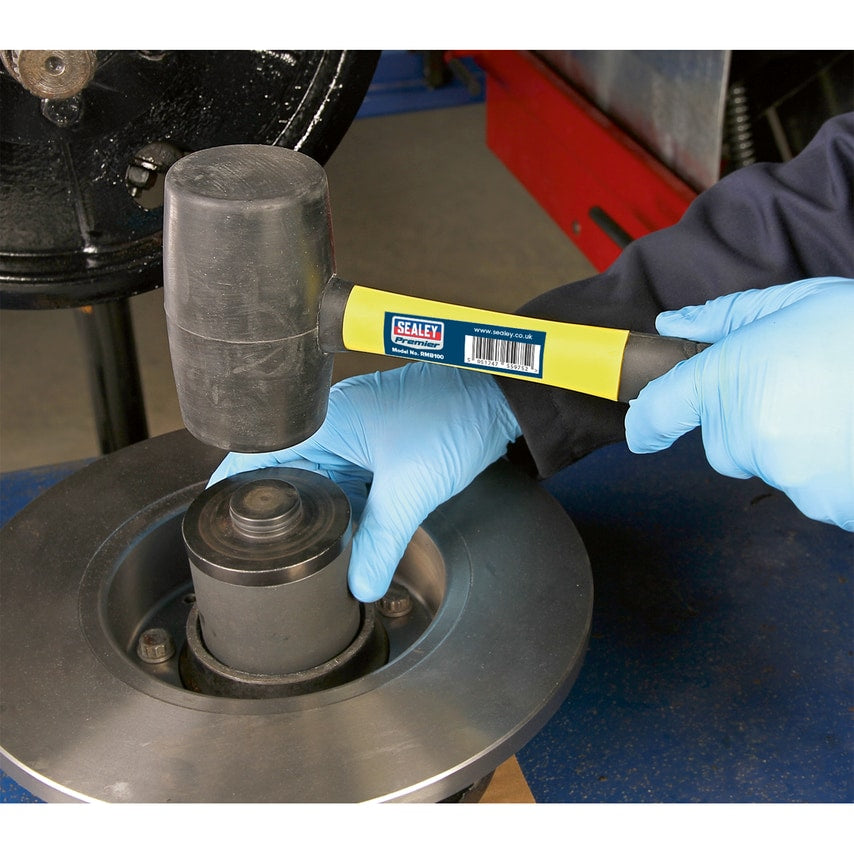Rubber Mallet 1.5LB with Fibreglass Shaft
