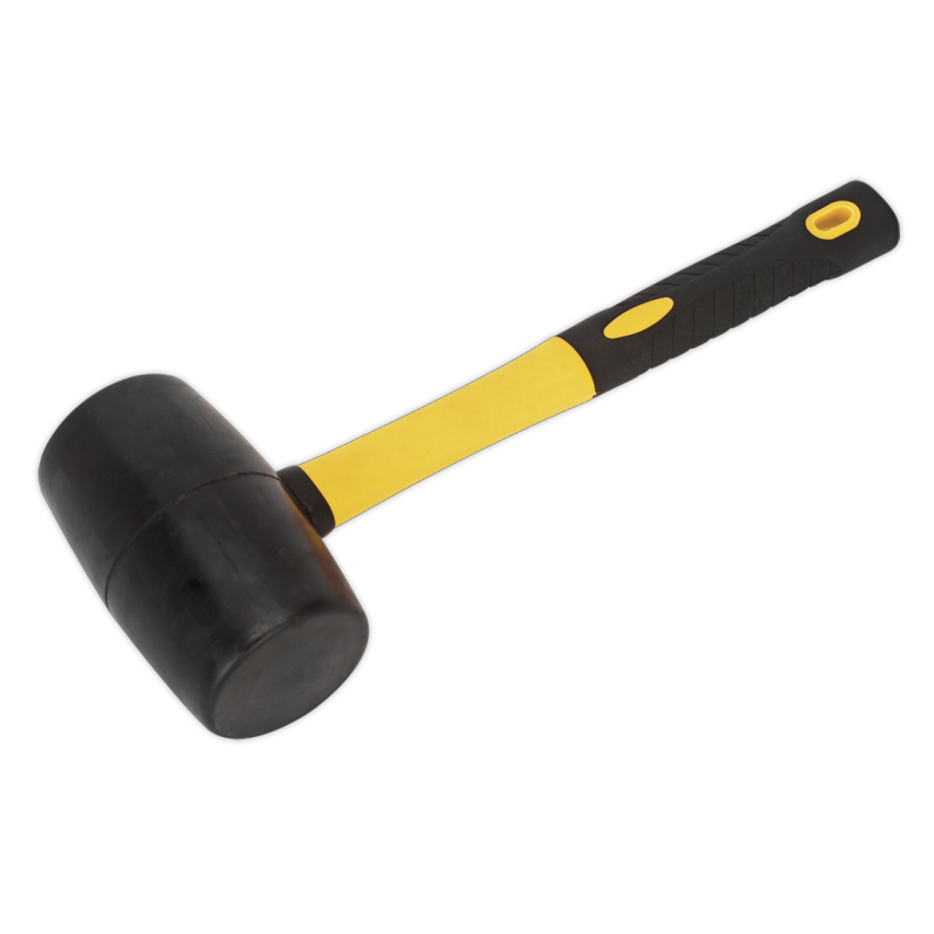 Rubber Mallet 2LB with Fibreglass Shaft