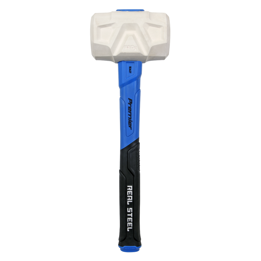 Rubber Mallet with Fibreglass Shaft 24oz