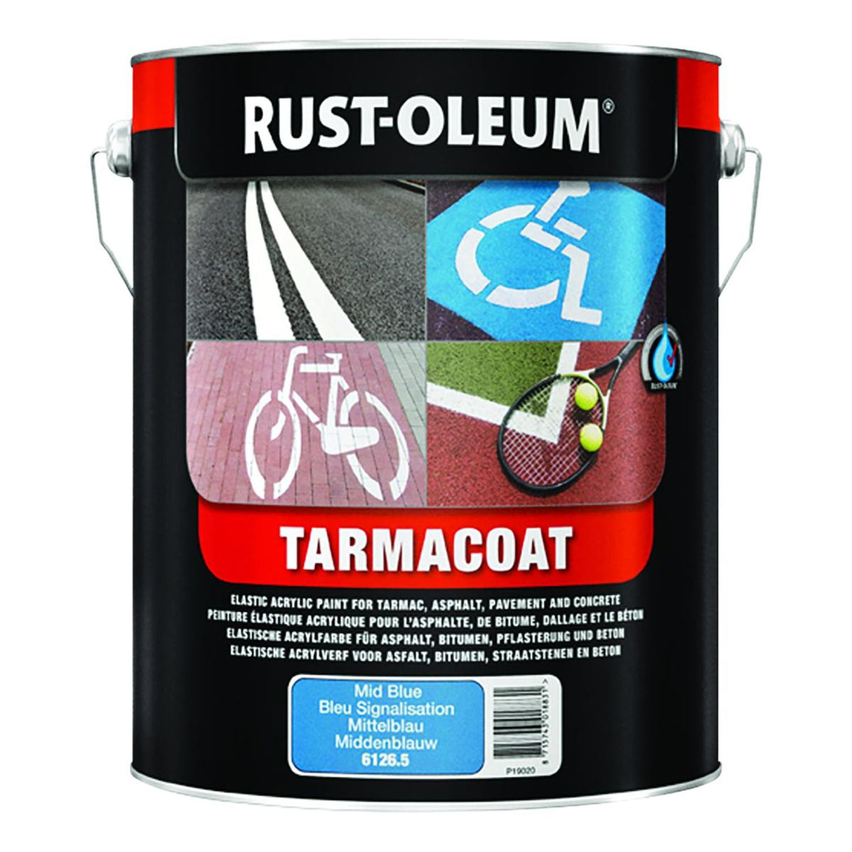 Rust Oleum Tarmacoat Mid Green 5LTR - RUS-6136.5