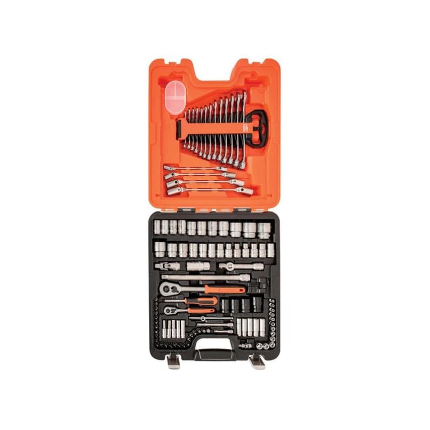 S106 1/4in & 1/2in DriveSocket & Spanner Set, 106 Piece BAHS106