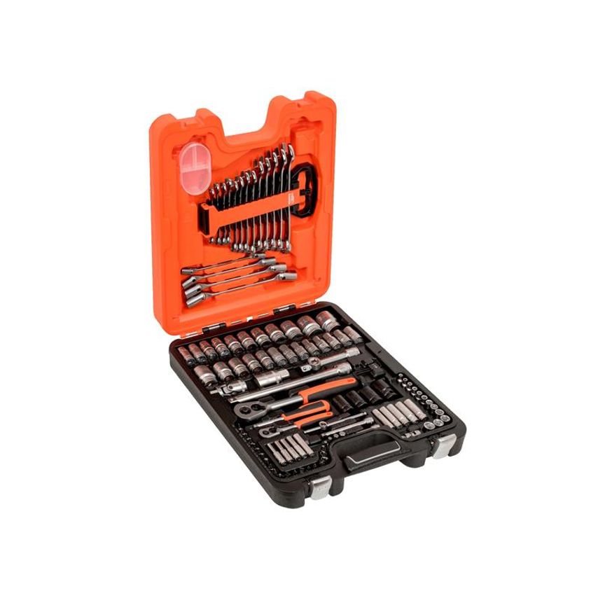 S106 1/4in & 1/2in DriveSocket & Spanner Set, 106 Piece BAHS106