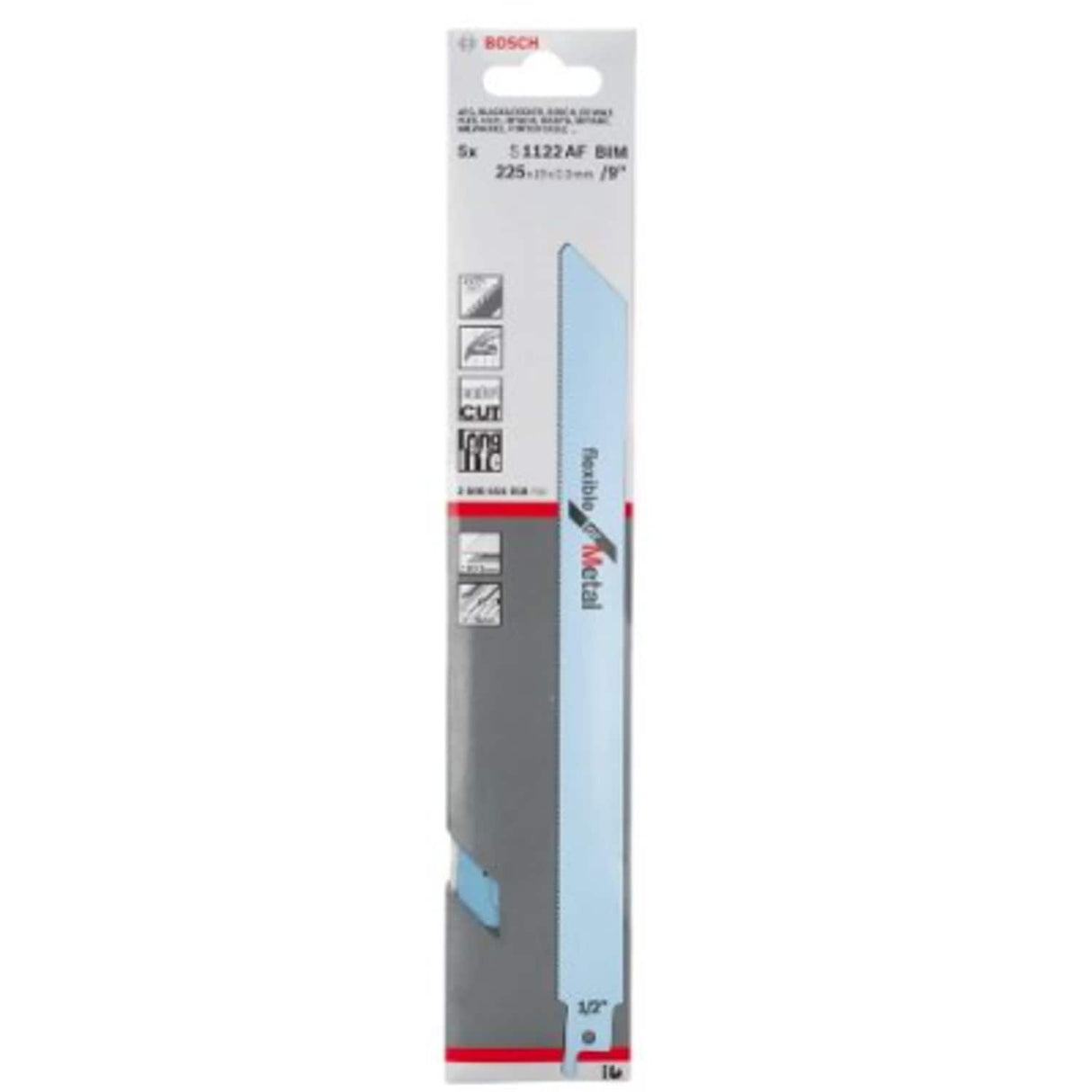 S1122AF Sabre Saw Blades Flexible for Metal