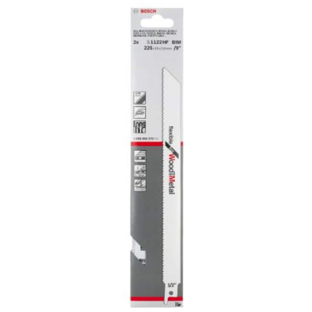 S1122HF Sabre Saw Blades Flexible for Wood and Metal