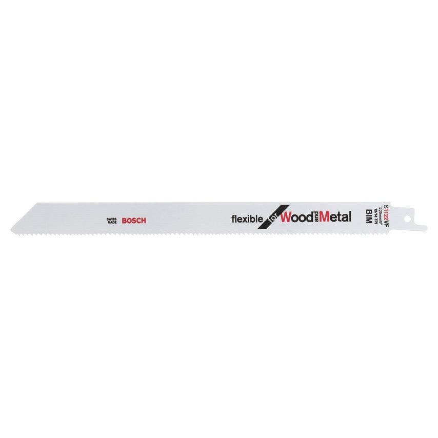 S1122VF Flexible Reciprocating Saw Blades for Wood & Metal 225mm (5 Pack)
