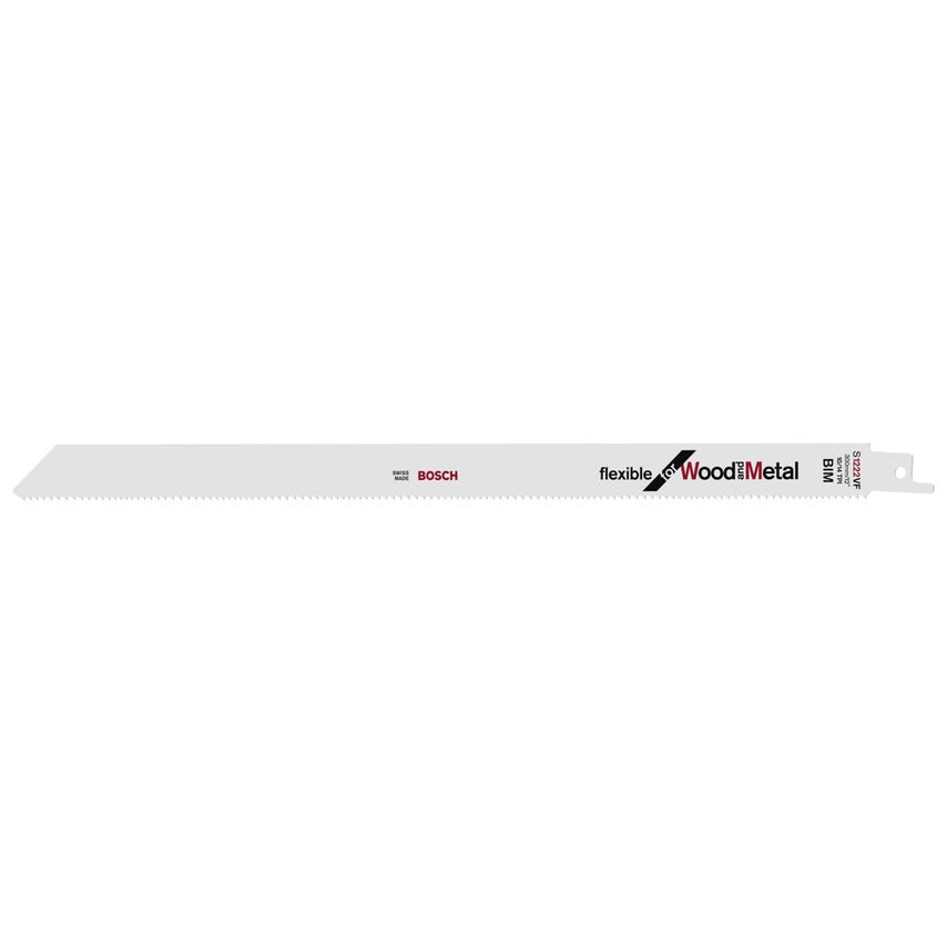 S1222VF (2608656022) Reciprocating Saw Blades for Wood and Metal 300mm, Pack of 5