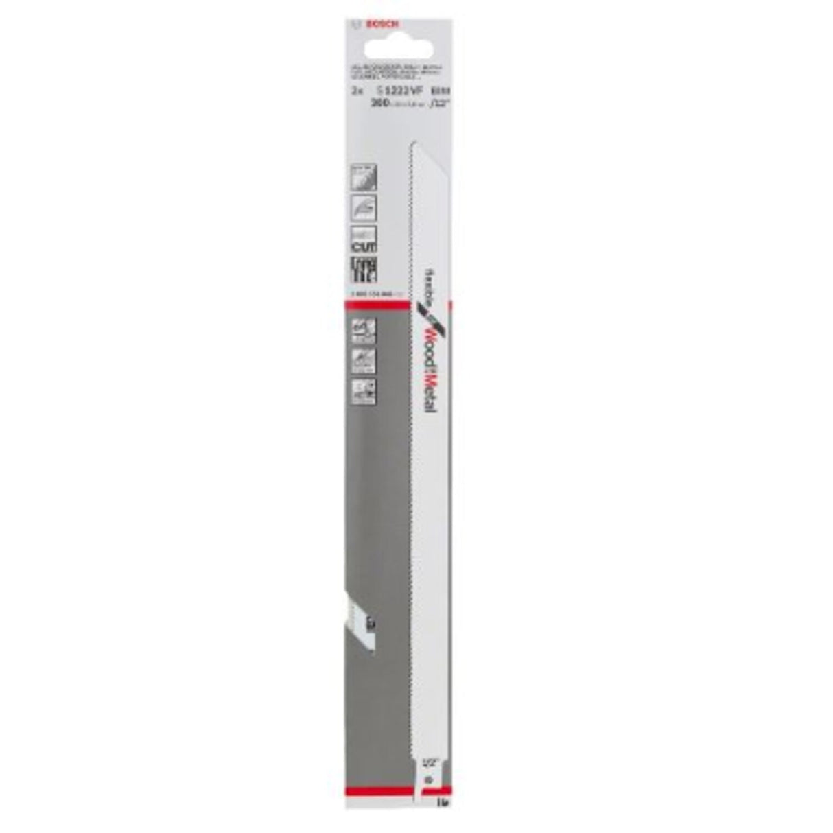 S1222VF Sabre Saw Blades Flexible for Wood and Metal