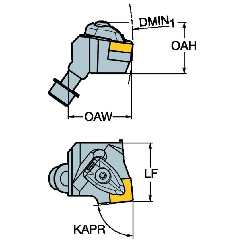 S12-R820XLR40DSYN15 Cartridge for CoroBore