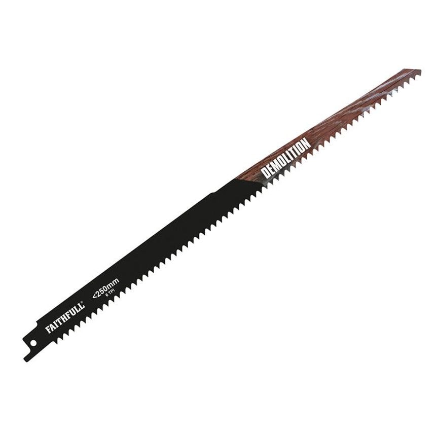 S1411DF Bi-Metal Sabre Saw Blade Demolition 300mm 6 TPI (Pack of 5) FAISBS1411DF