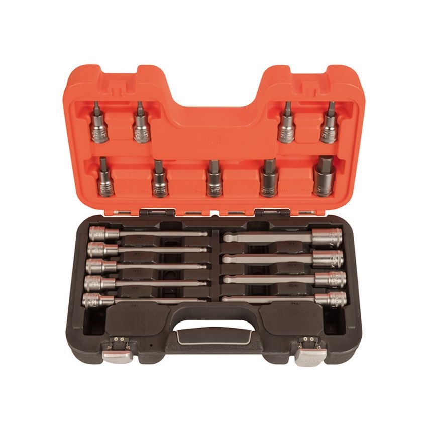 S18HEX 1/2in Drive Socket Set, 18 Piece BAHS18HEX