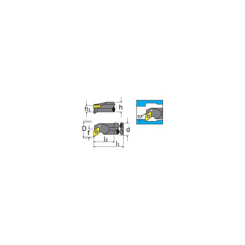 S20S SDUCL 11 Boring Bar